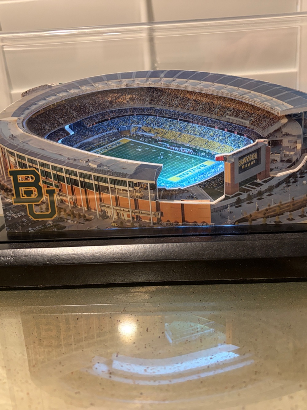 Home Fields Inc. Baylor Bears McLane Stadium Decorative Display Stadium Replica